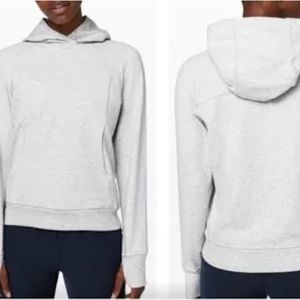 Lululemon size 4 scuba pullover heather grey lightly used condition